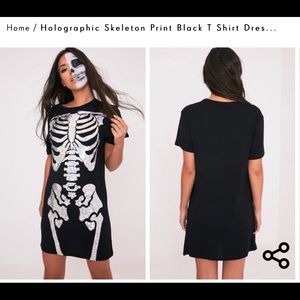 PrettyLittleThing skeleton dress